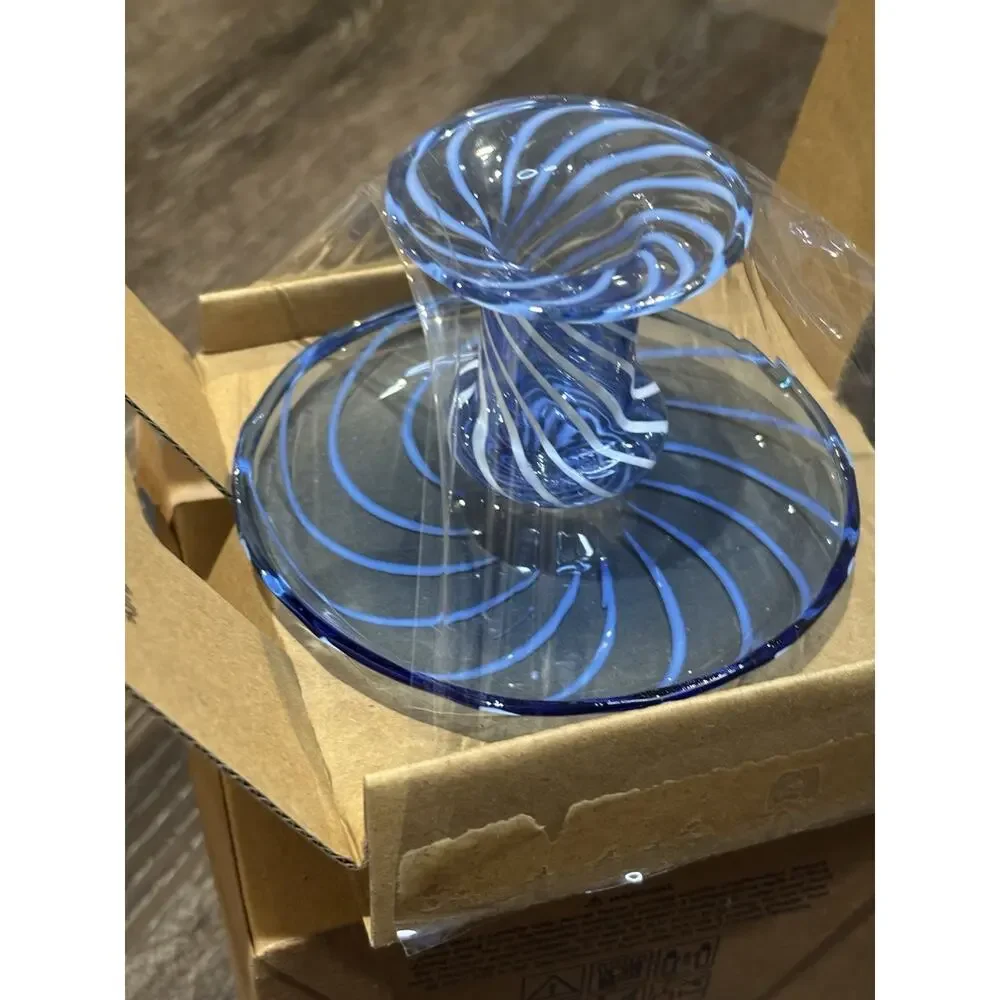 Hay glass candle