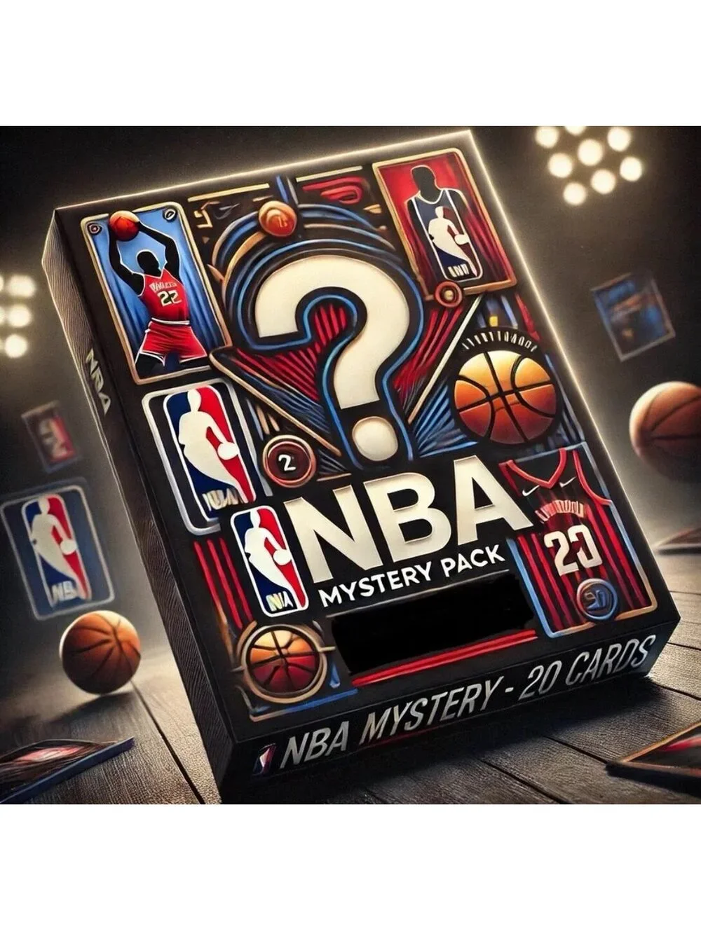 NBA Mystery Card Pack - 20 Cards - Rookies, Inserts & More!