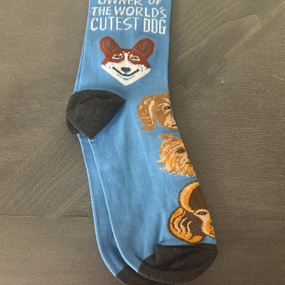 Owner of the world’s cutest dog socks