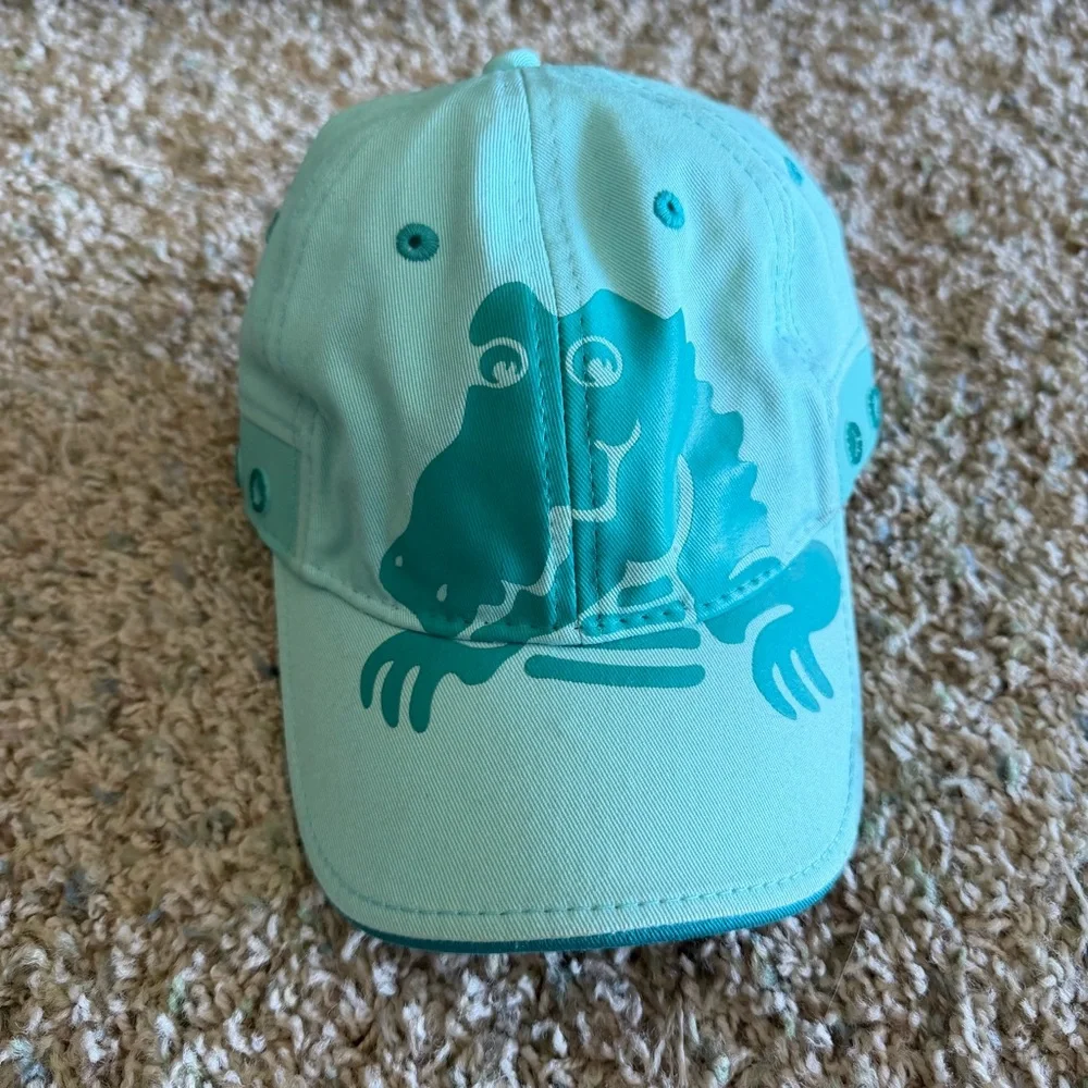 NWT CROCS Cap Hat With Logo Sea Foam Youth Size