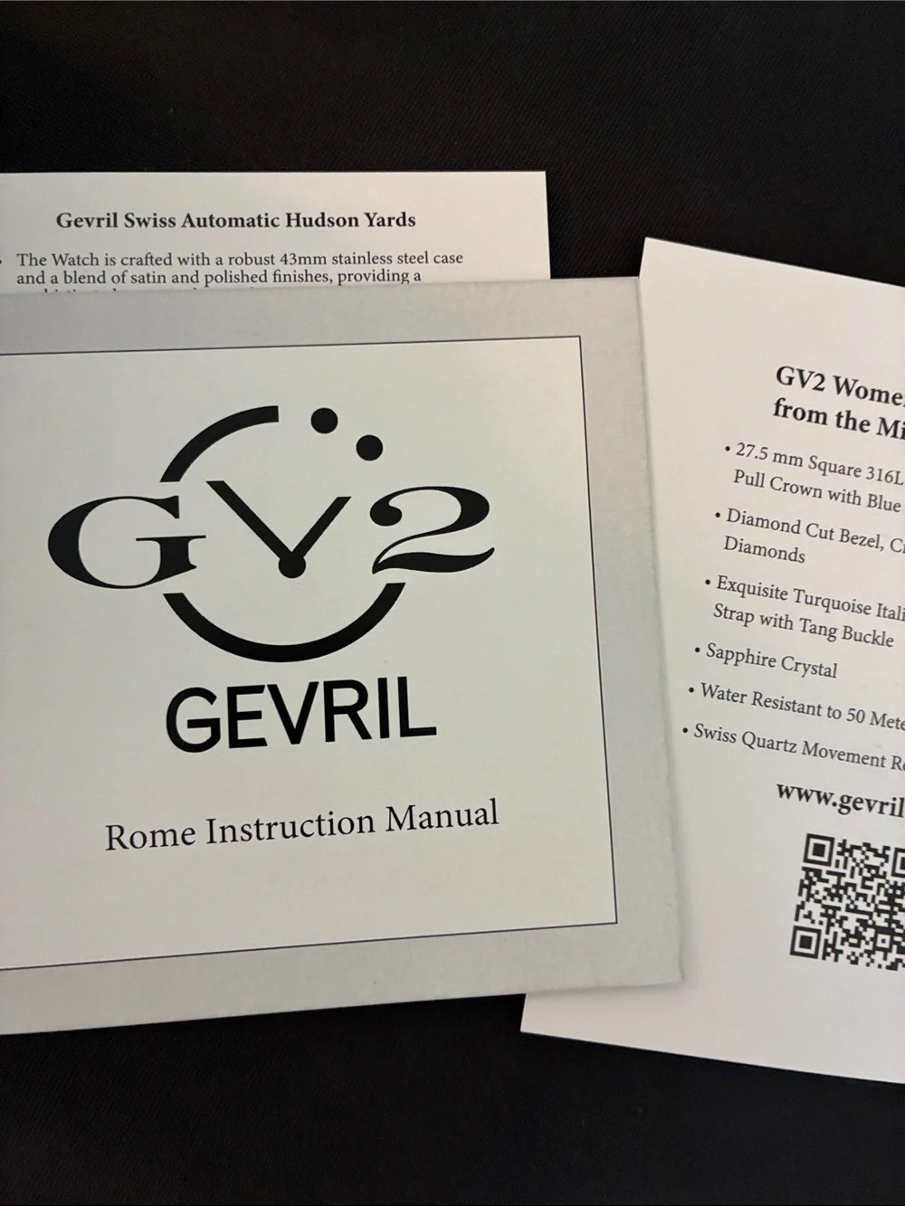 Gevril watch bracelet two