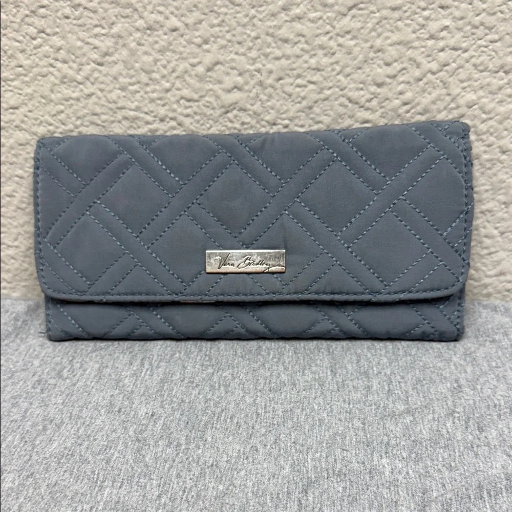 Vera Bradley Blue/Gray Quilted Wallet