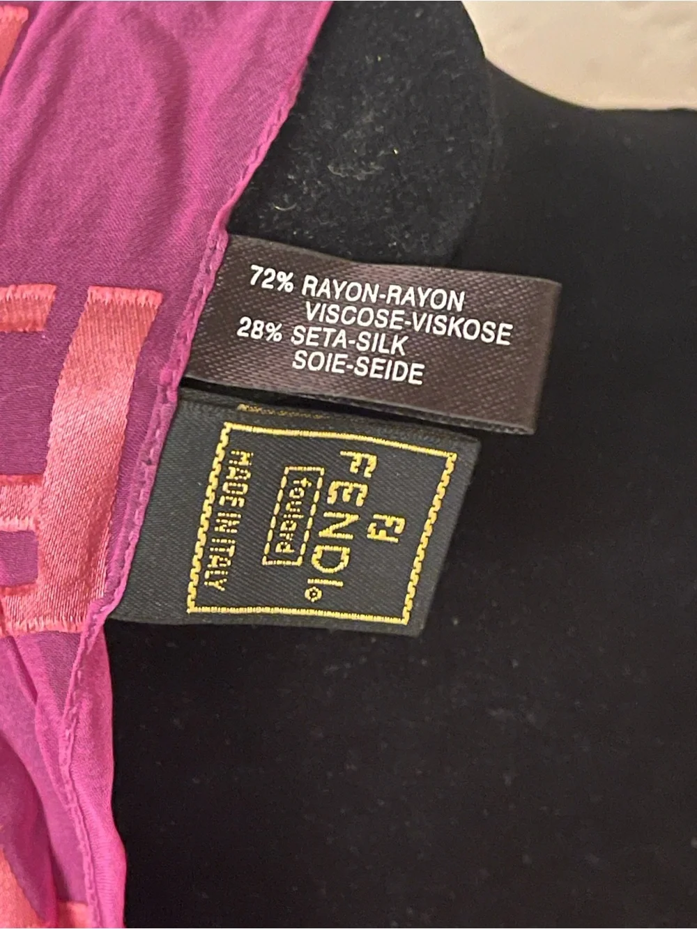 Fendi lightweight silk