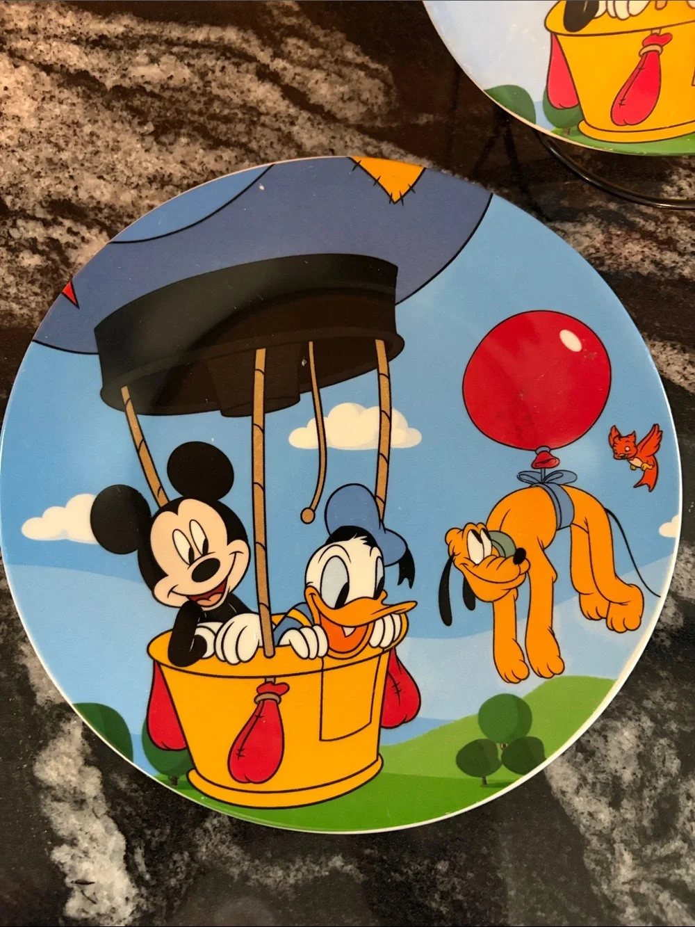 Disney Mickey & Friends Hot Air Balloon Party Plates - Set of 2