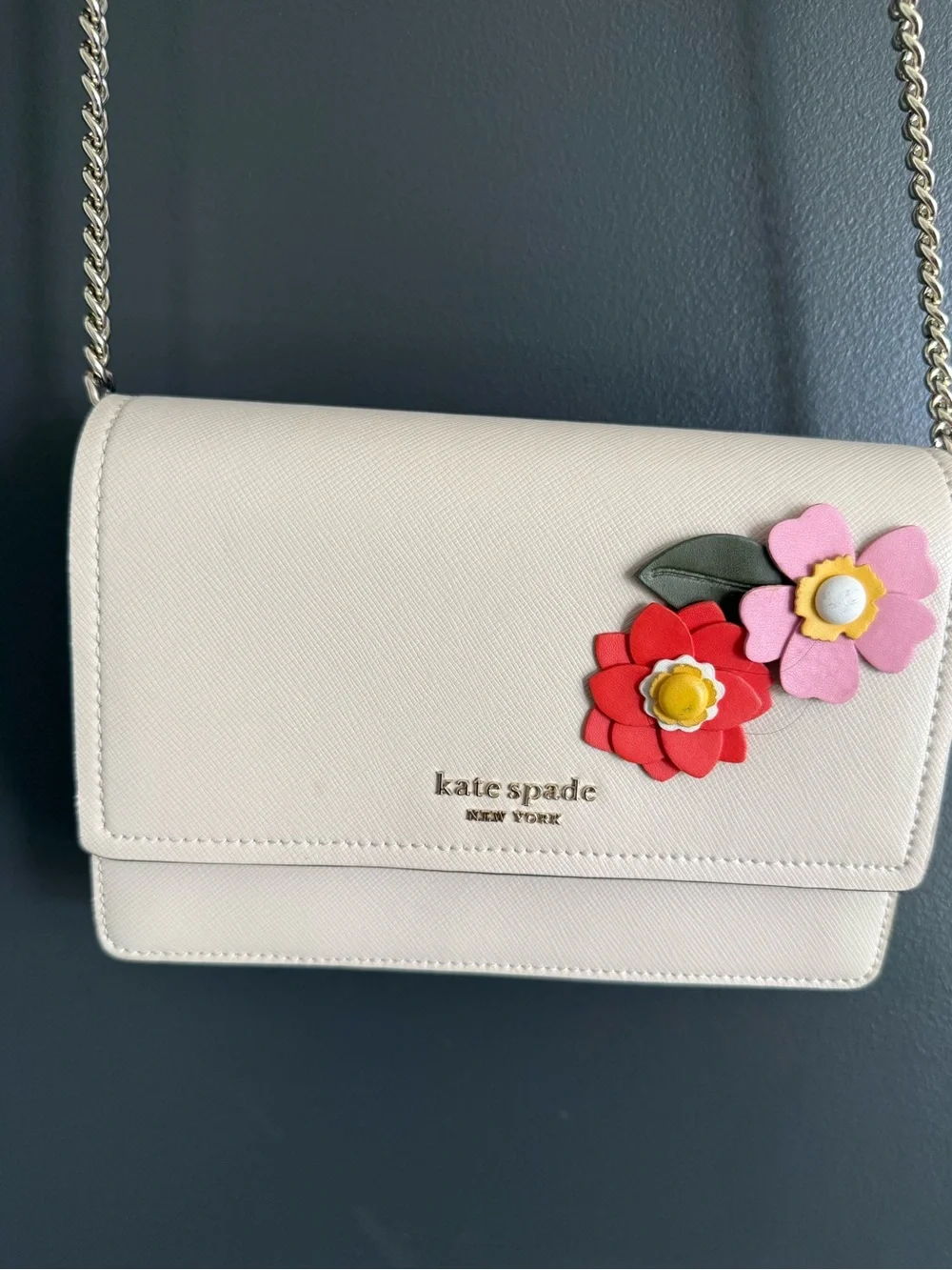 kate spade structured leather