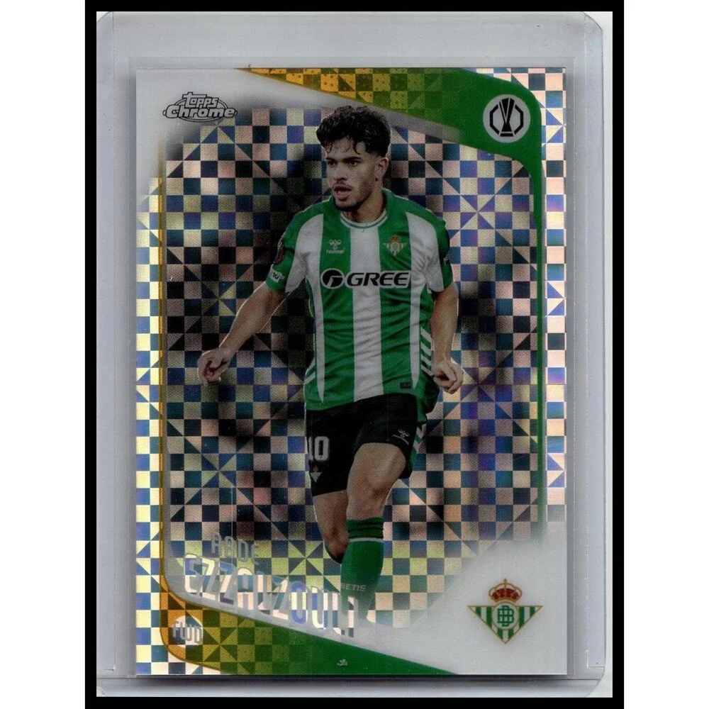 2025-26 Topps Chrome UEFA Abde Ezzalzouli #149 Betis Geometric Refractor
