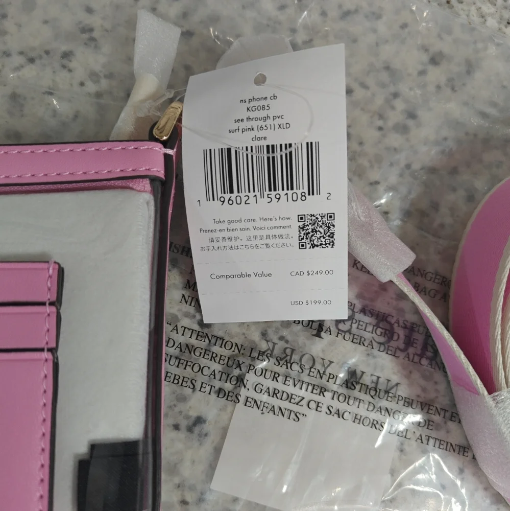 kate spade clear crossbody