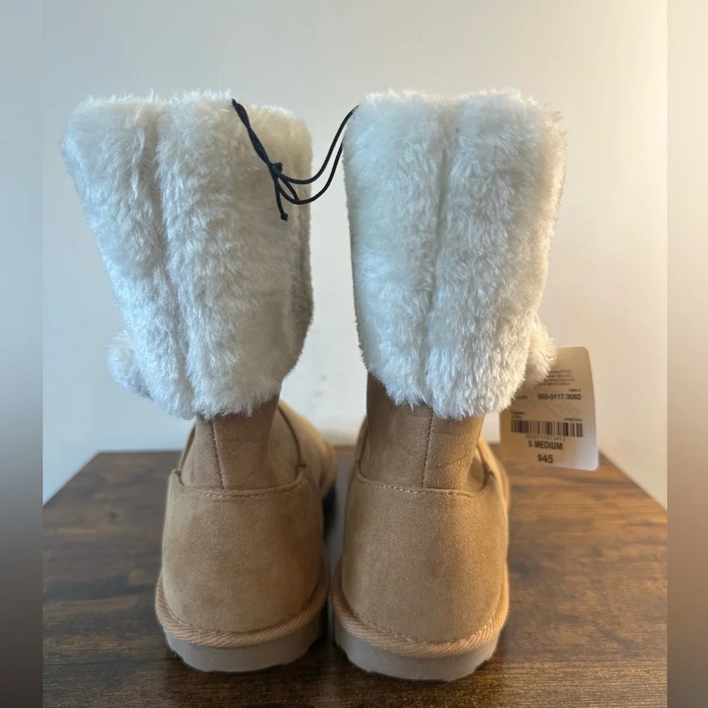 Thereabouts Big Girl Flat Heel Aubree Winter Boots NWT Size Big girls 5