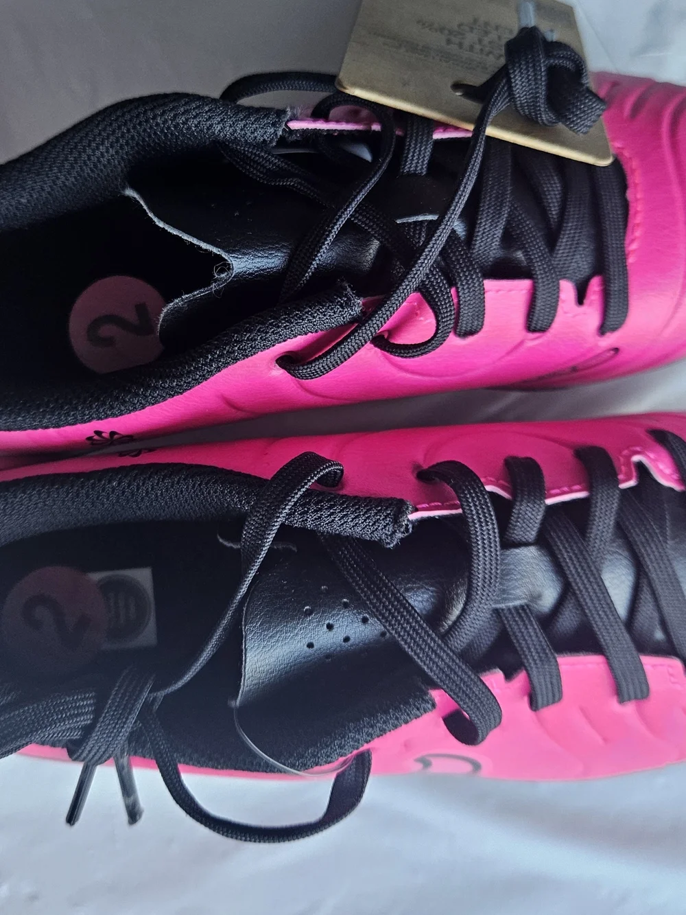 Nike Kids Hot Pink and Black Athletic Sneakers