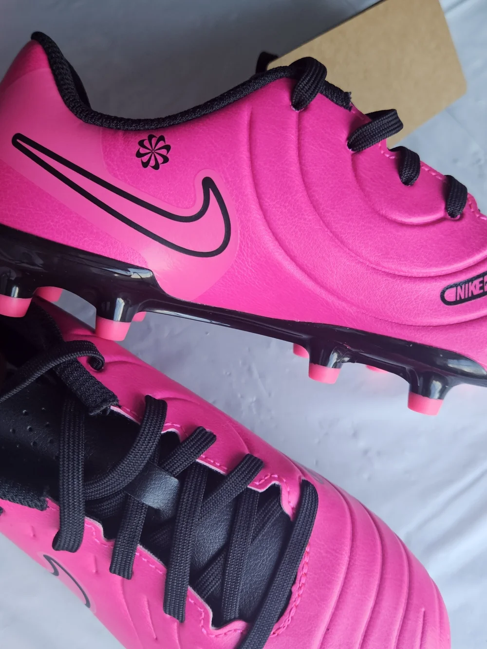 Nike Kids Hot Pink and Black Athletic Sneakers