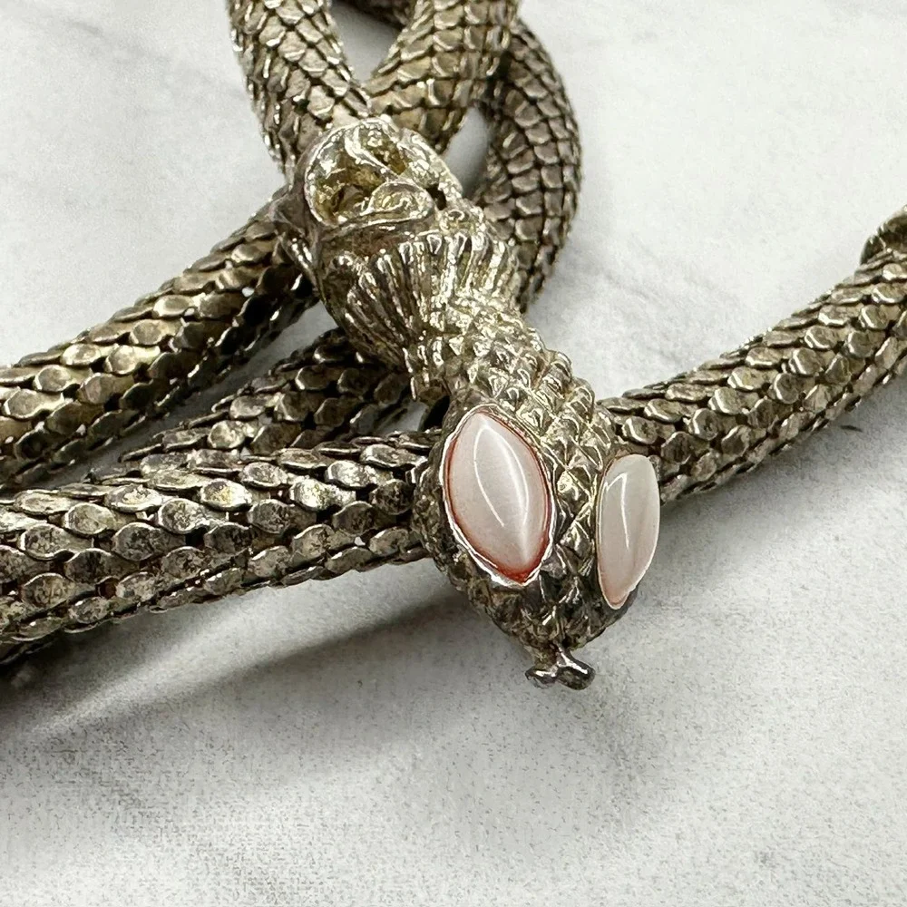 Vintage coiled snake