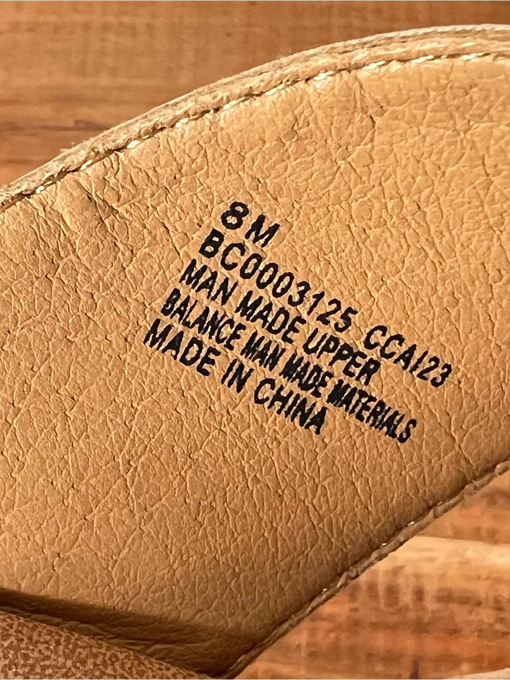 boc faux leather