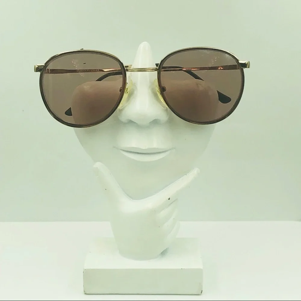 Landolfi L3115 Gold Oval Sunglasses Frames