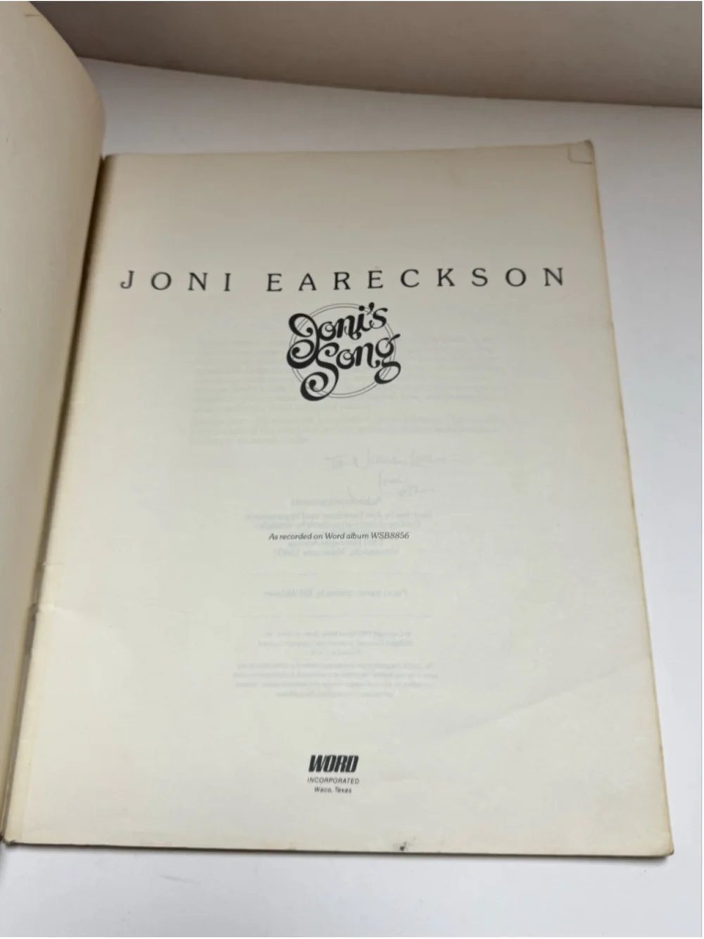 Word joni eareckson