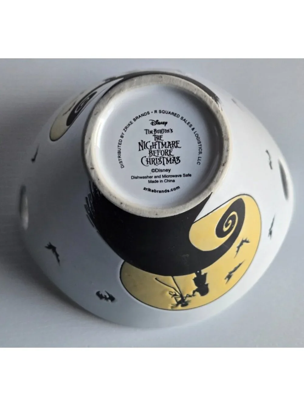 Disney Nightmare Before Christmas Jack Skellington Ramen Noodle Bowl Halloween