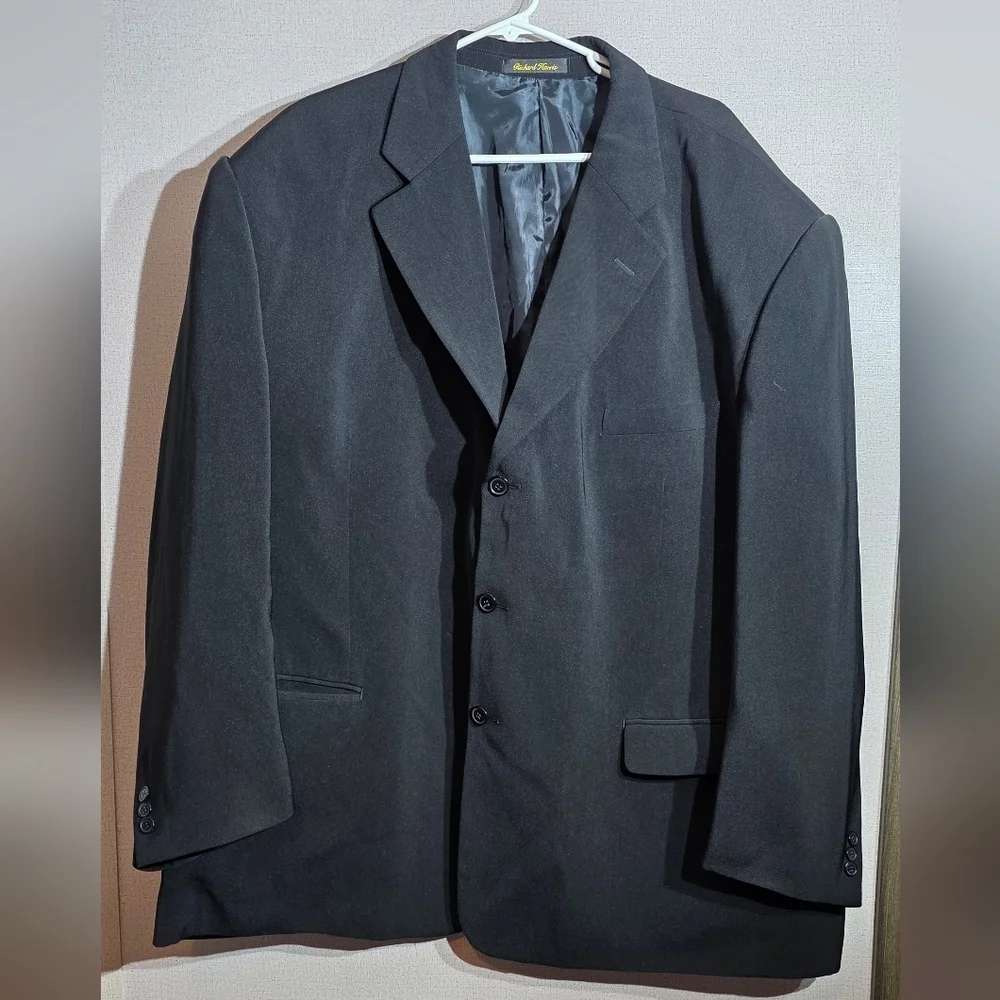 Elegant Charcoal Men's Blazer
