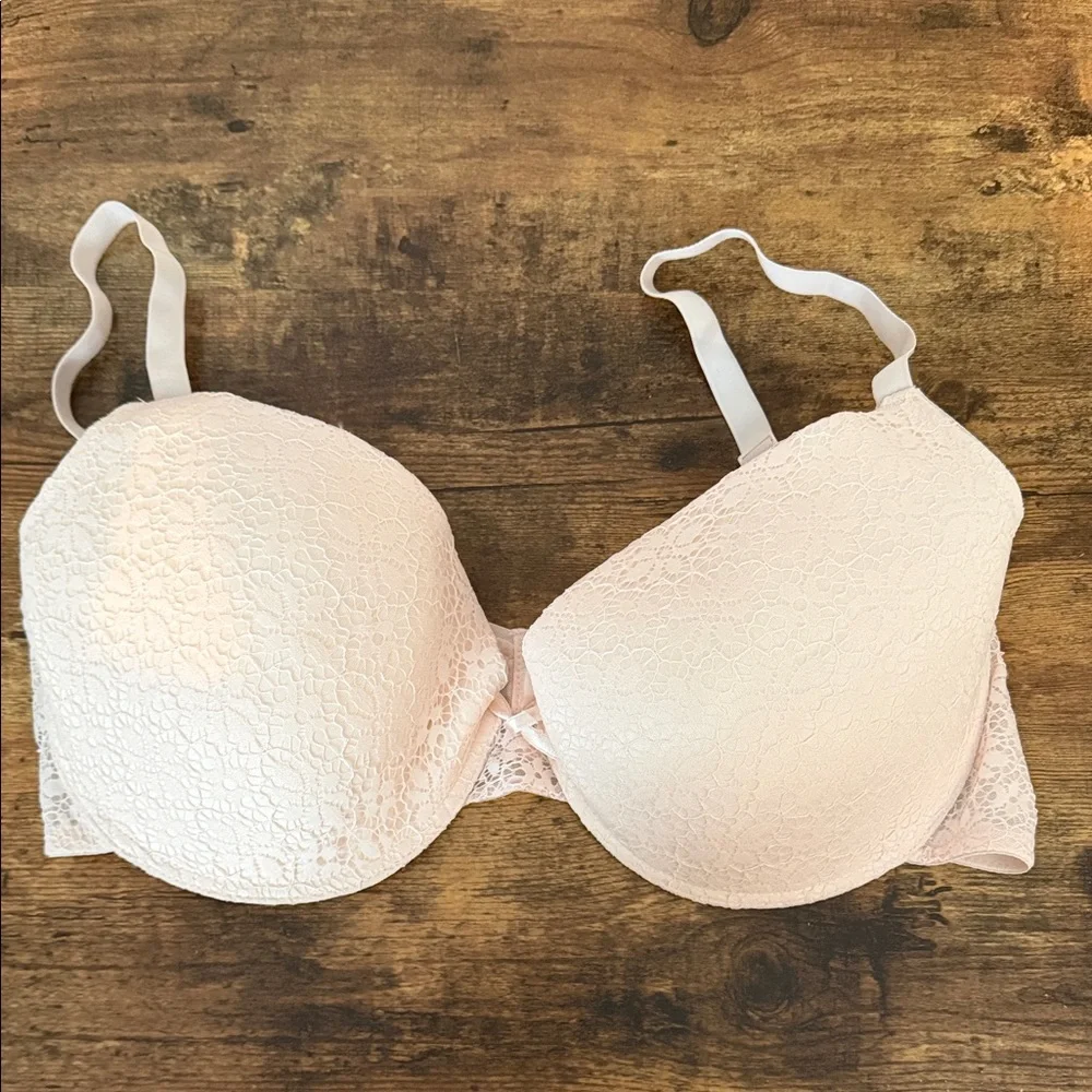 Laura Ashley Light Pink Lace T-Shirt Bra