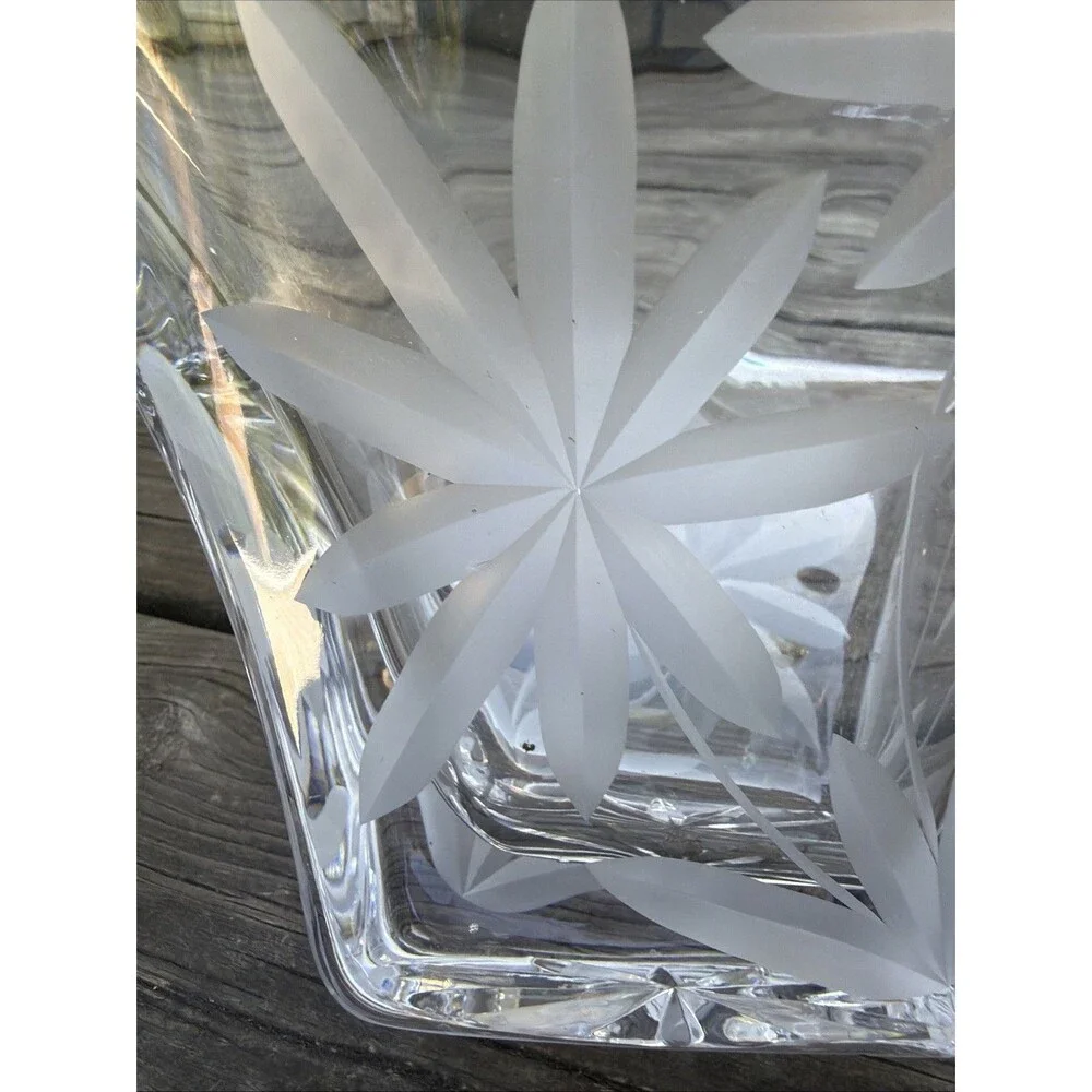Badash Lead Crystal Square Bowl- Made In Poland