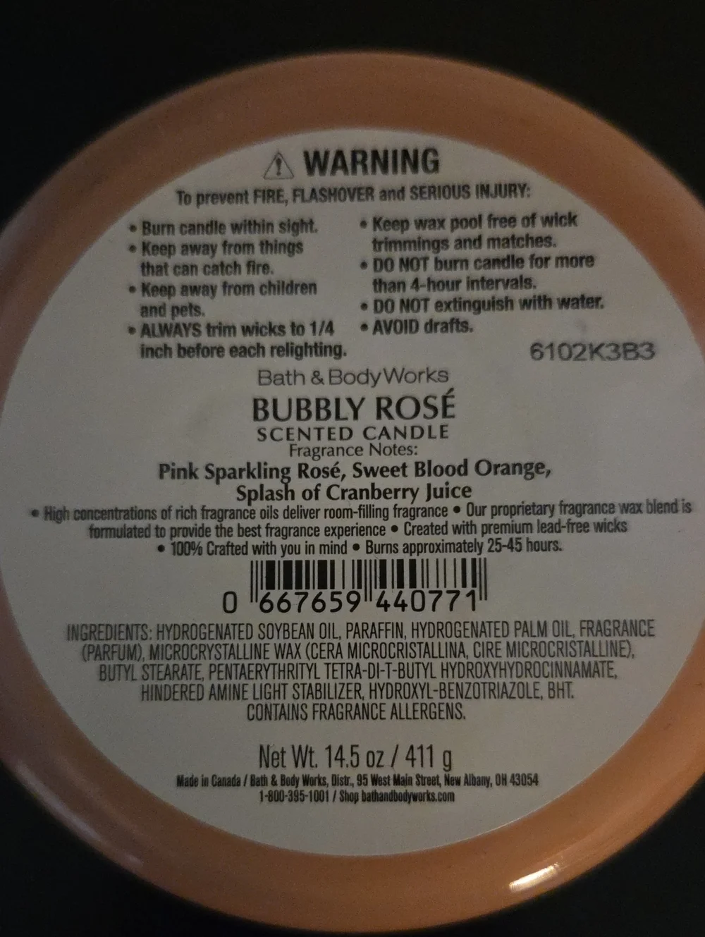 Bath & Body Works bath body