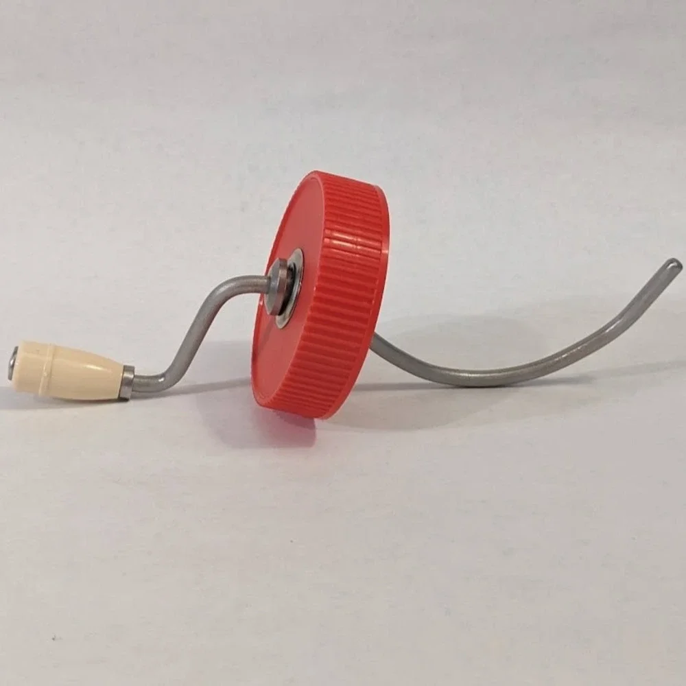 Vintage Manual Hand Crank Nut Butter Dough Hook Mixer Attachment Handle 8.5