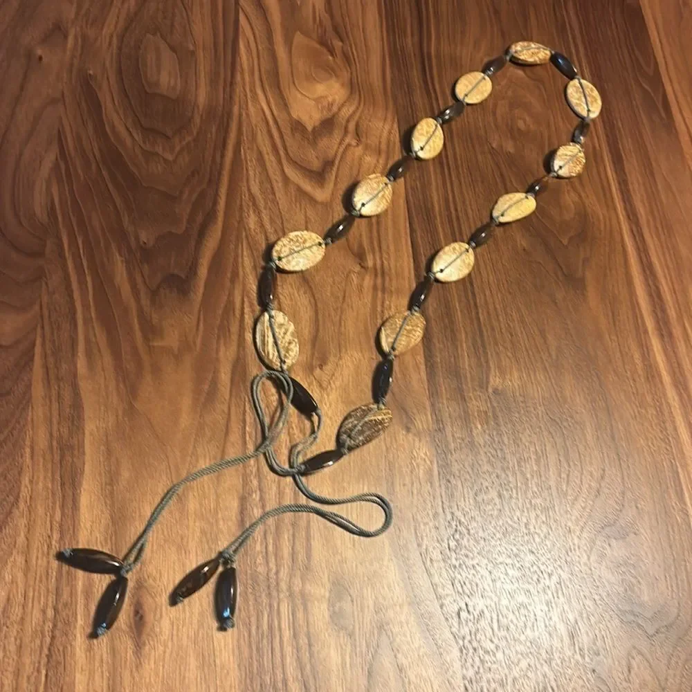 Shell Belt with Brown and Black Accents (Large?)