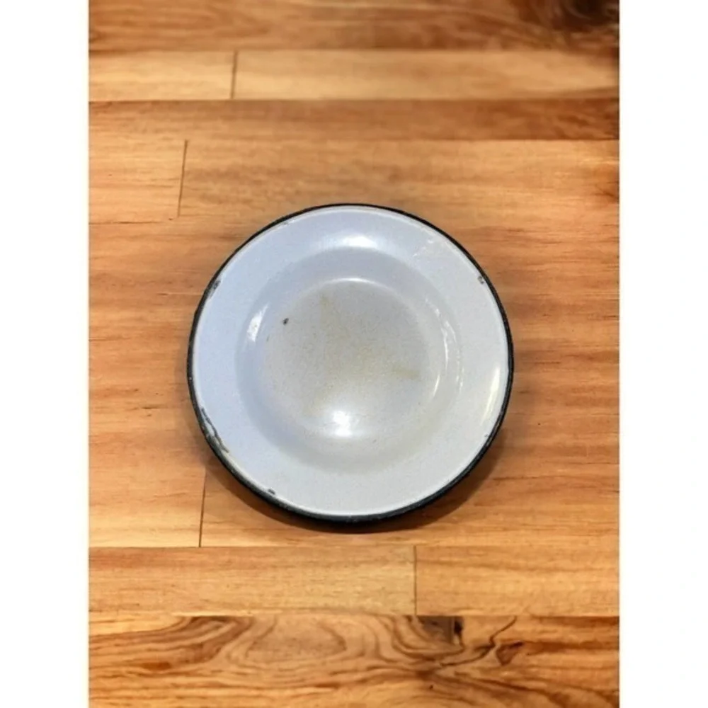 Vintage Enamel Saucer