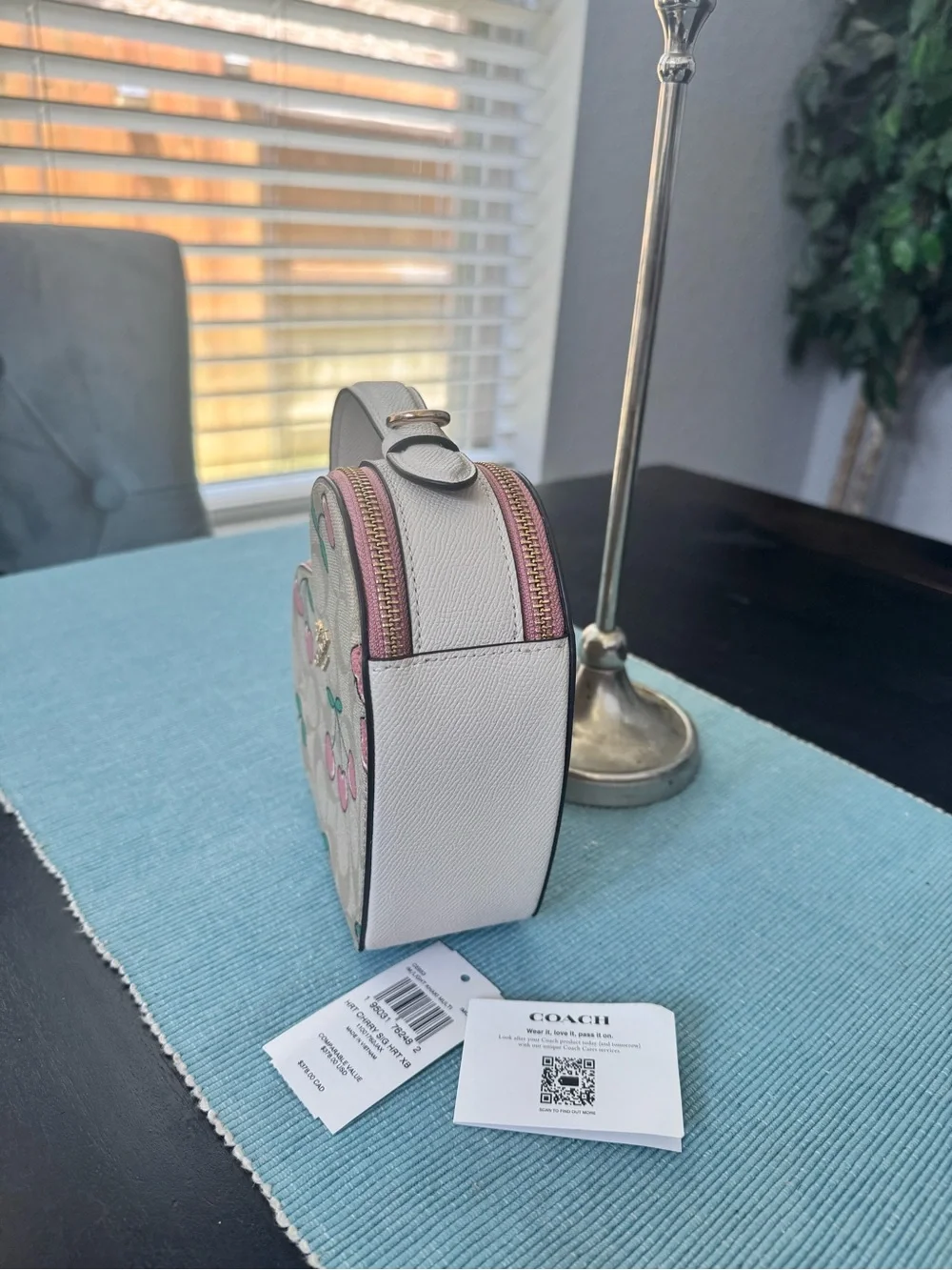 Coach heart crossbody