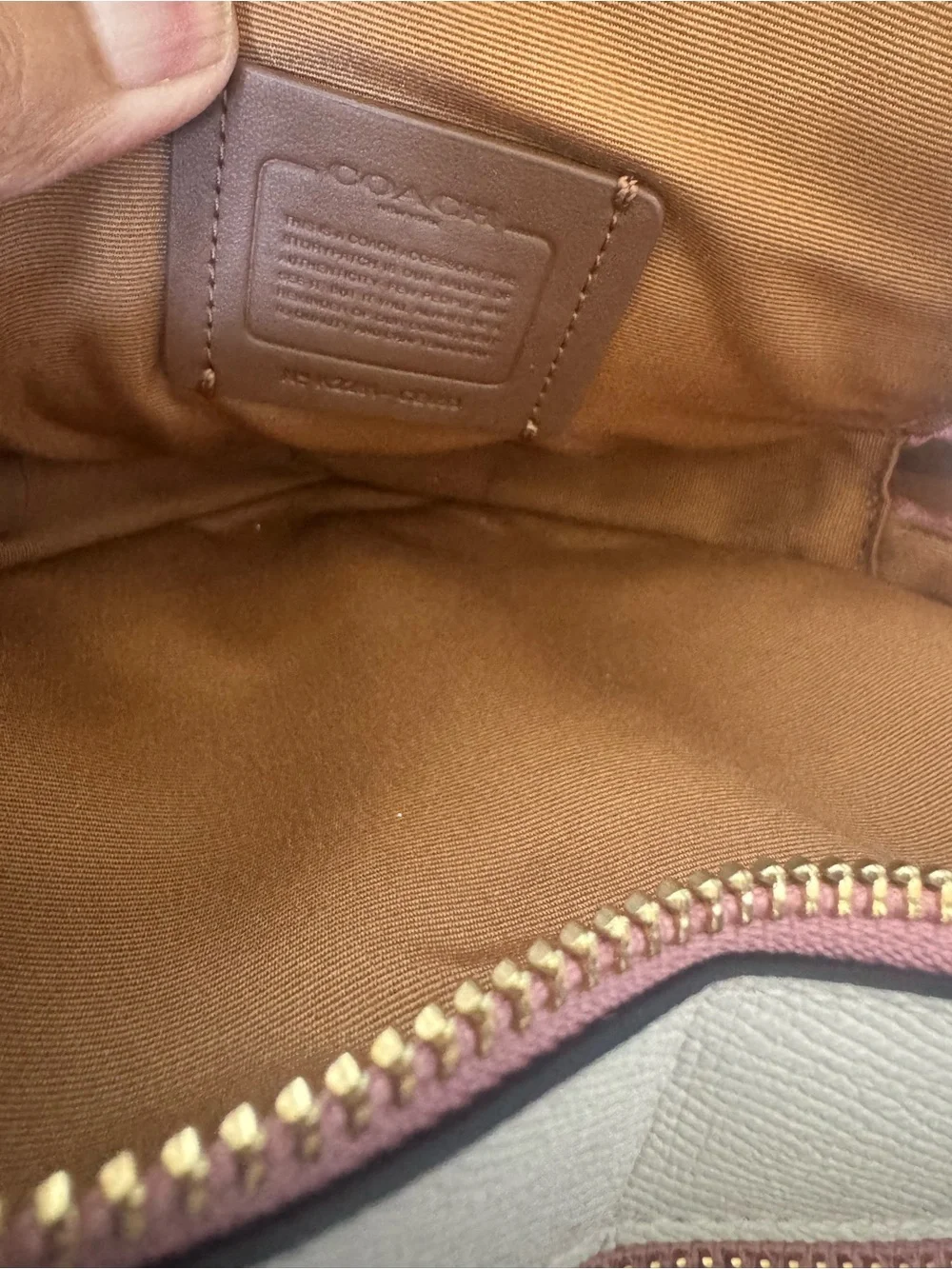 Coach heart crossbody