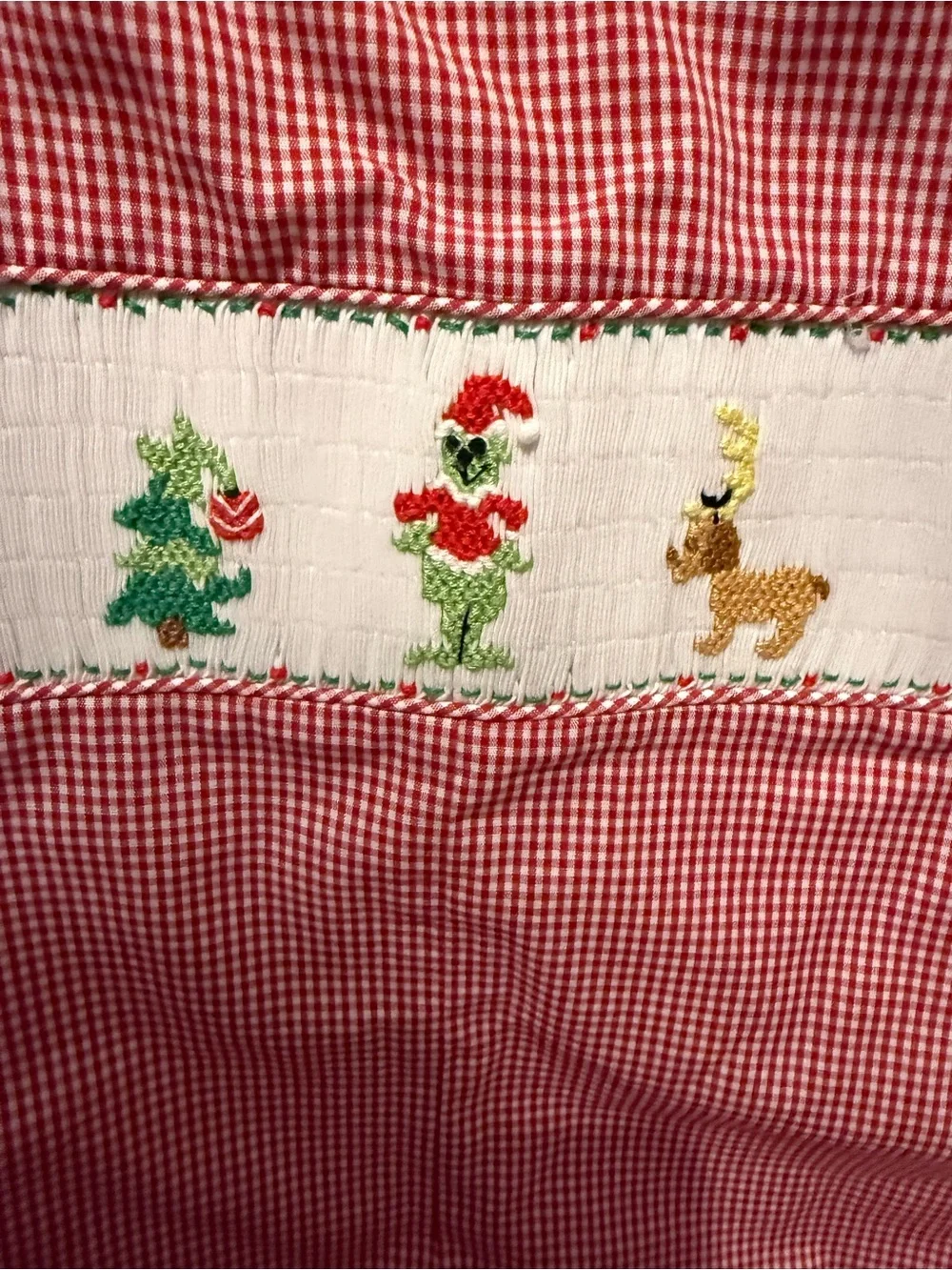 Smocked Auctions classic red