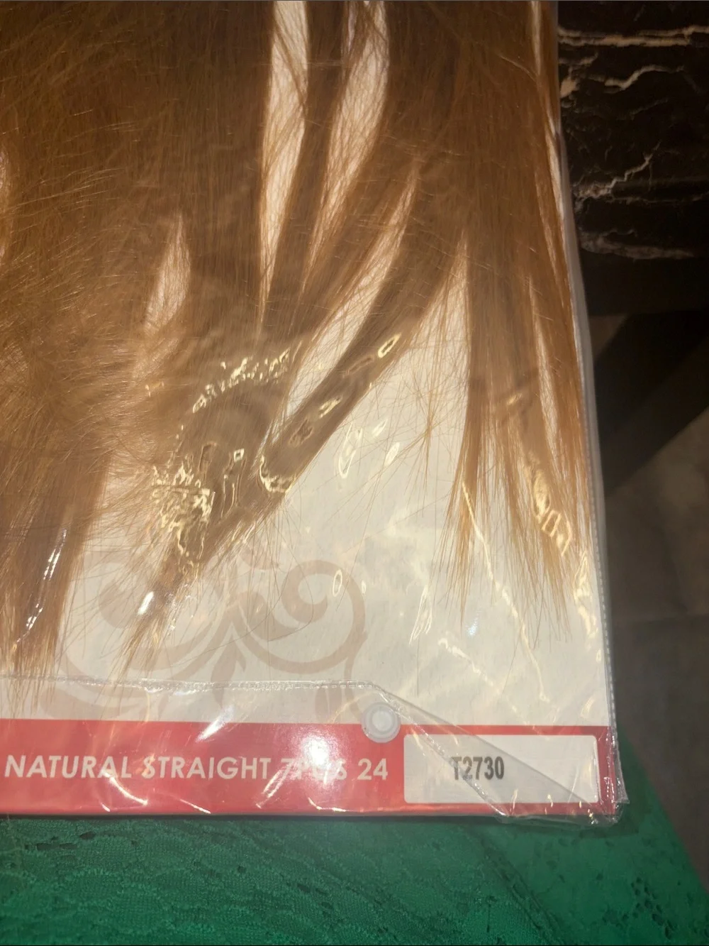 7-Piece Clip-In Hair Extensions - Light Brown Ombre