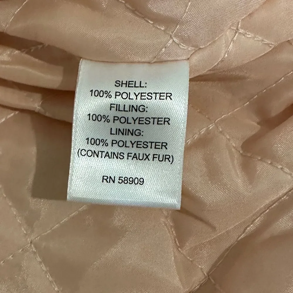 Infant Girl Puffer Coat‎ Pink 3 month