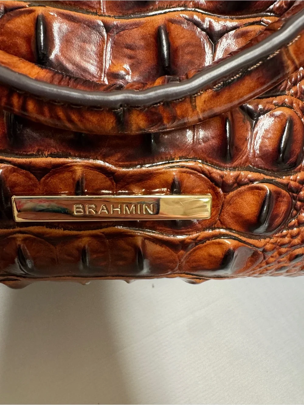 Brahmin Small Finley Pecan Melbourne