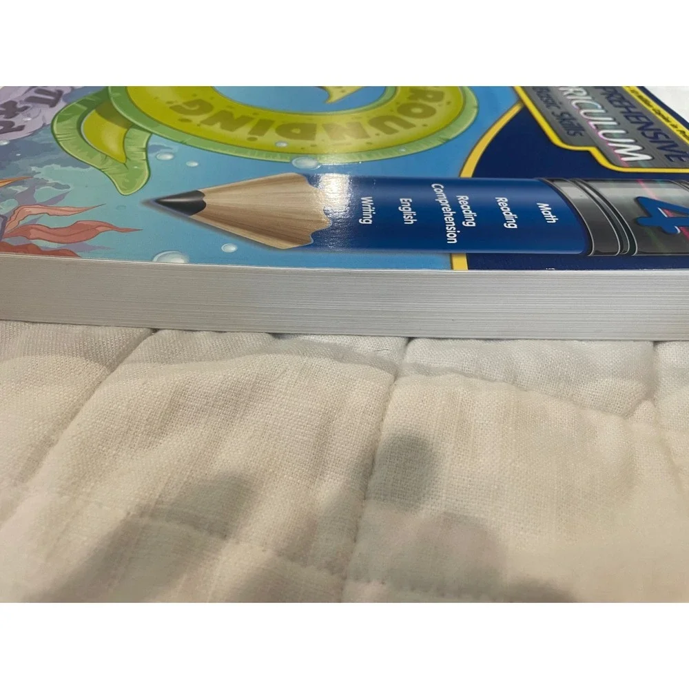 Thinking Kids Comprehensive Curriculum Basic Skills Grade 4 Workbook Blue 4th