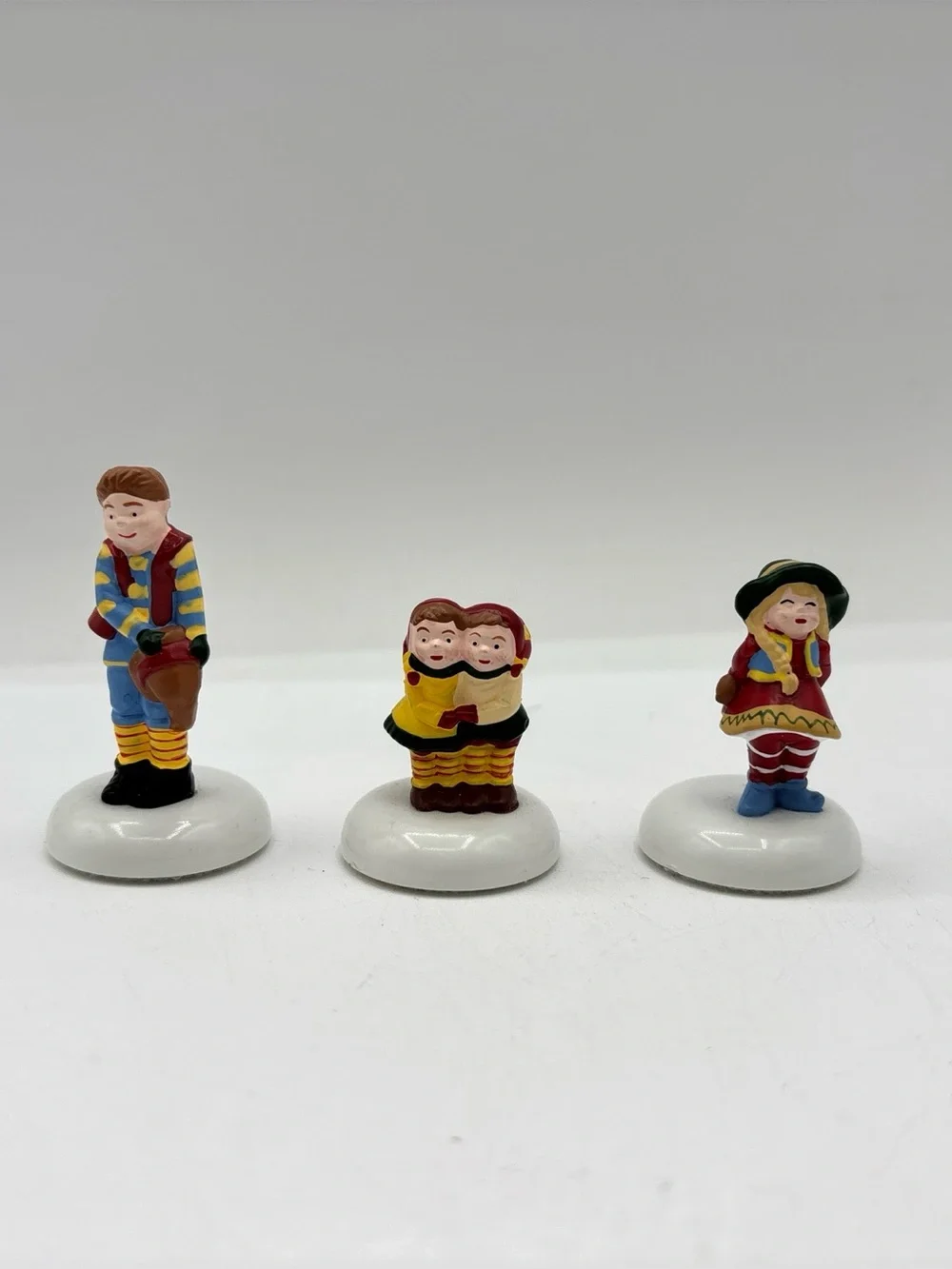 Department 56 1999 Vintage HVC North Pole Series Photo With Santa Set Of 3 56444