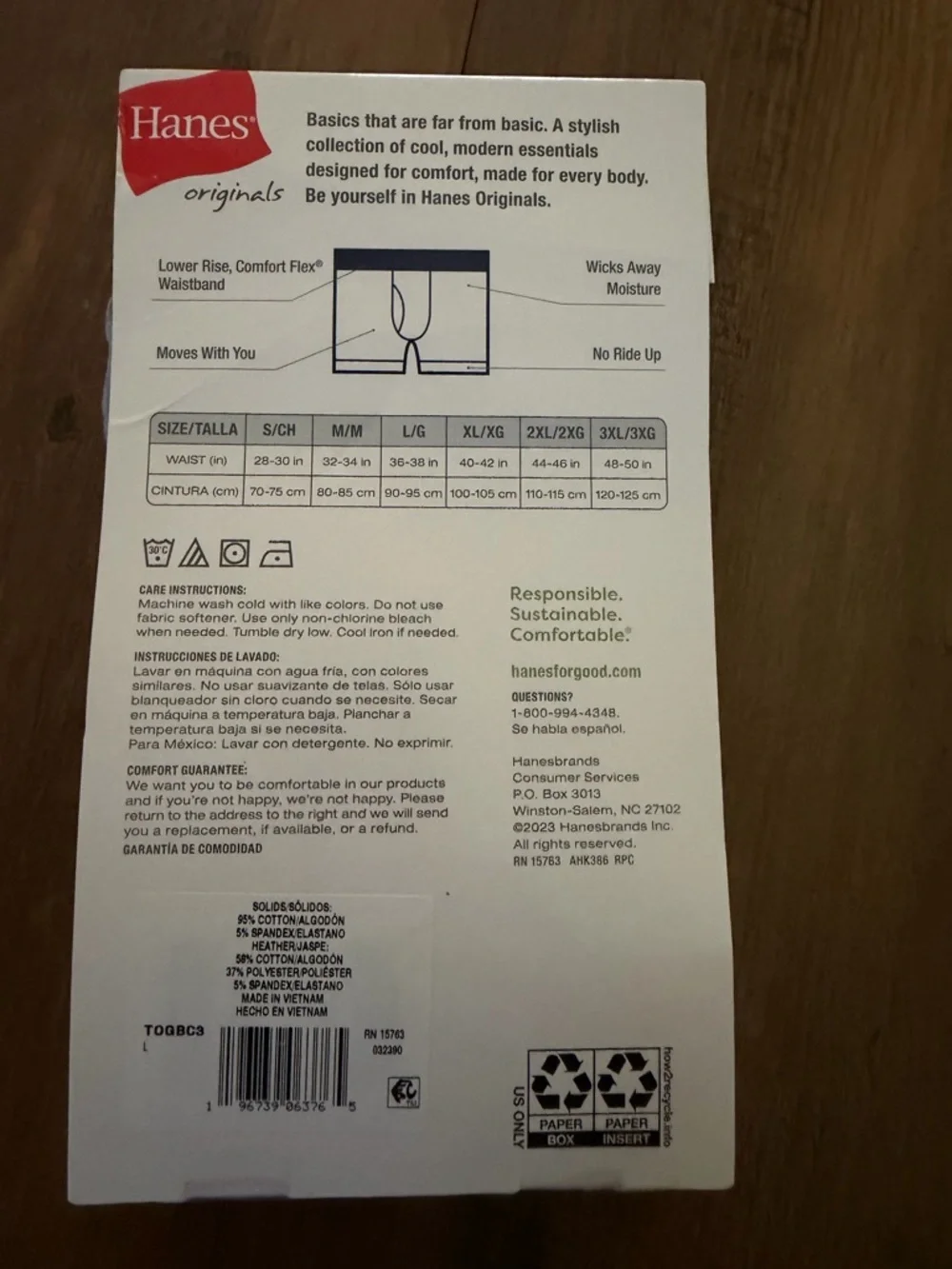 Hanes classic boxer