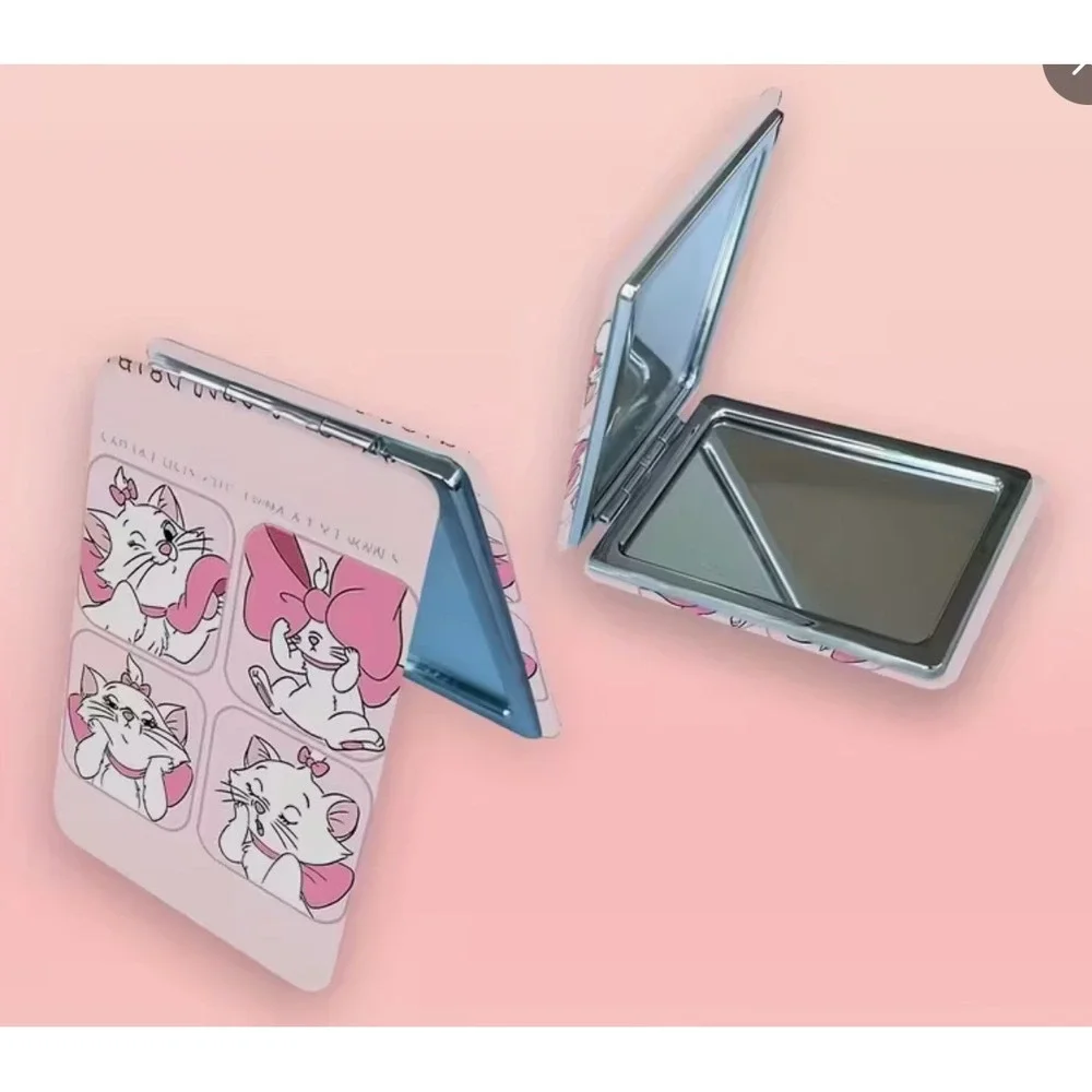 Marie Cat Aristocats Disney Compact Mirror Makeup‎ Vanity Pocket Double New