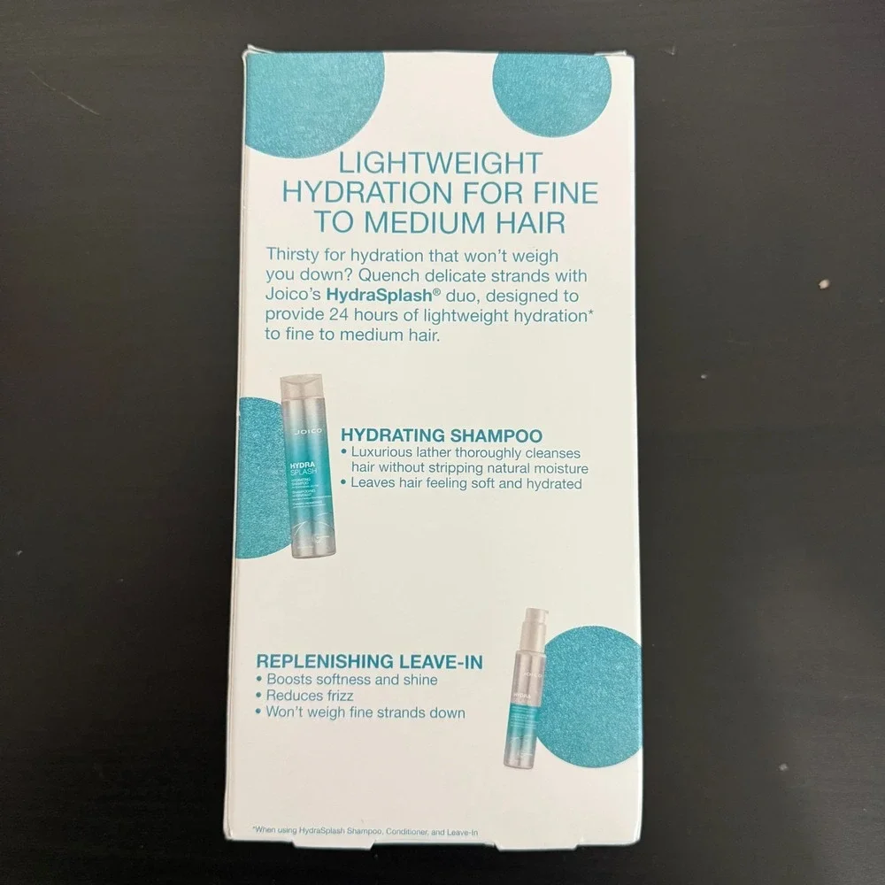 Joico Hydrasplash Lightweight Replenishing Leave-In & Hydrating Shampoo Set