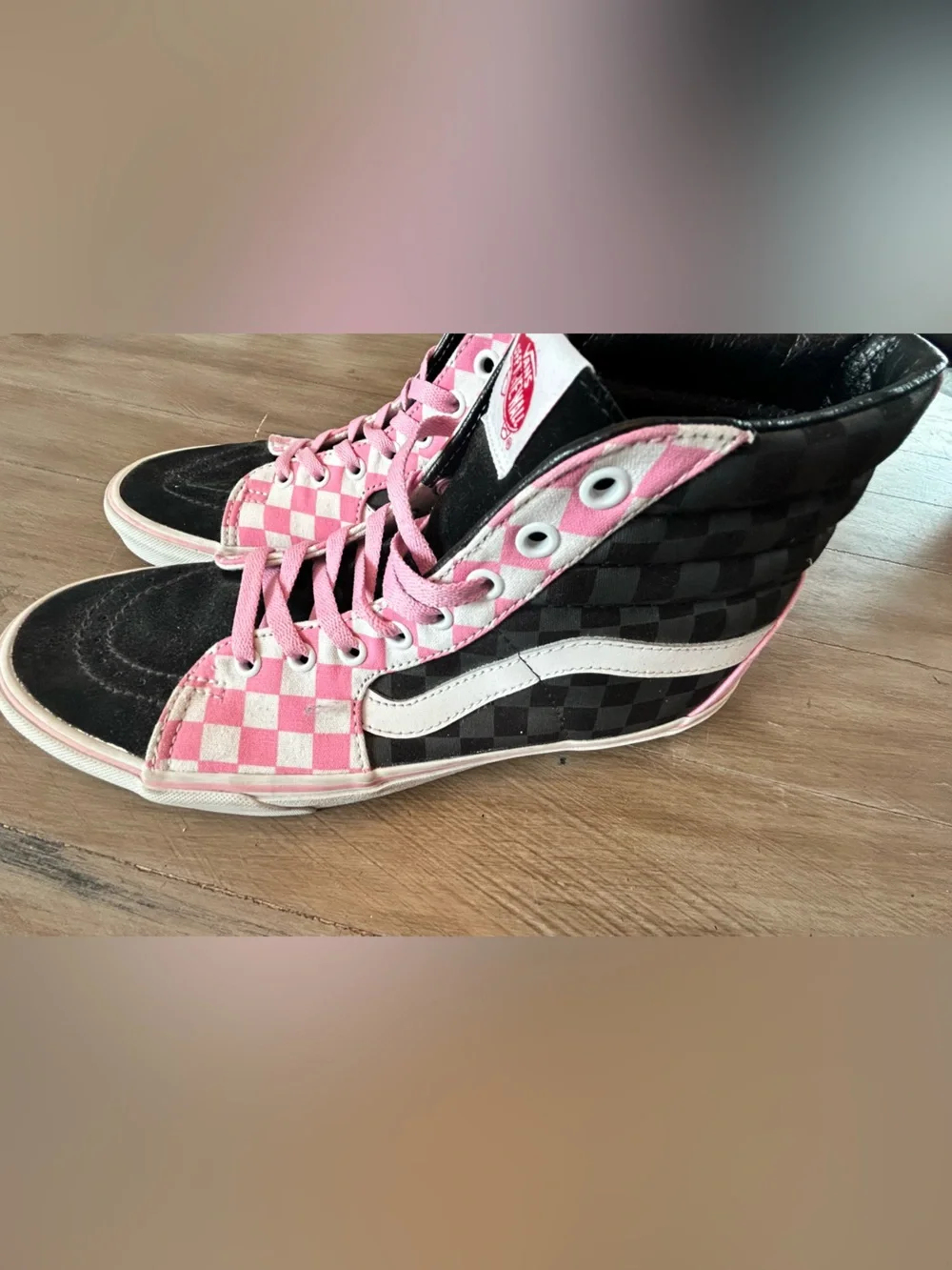 Vans Black and White Custom Low-Top Sneakers