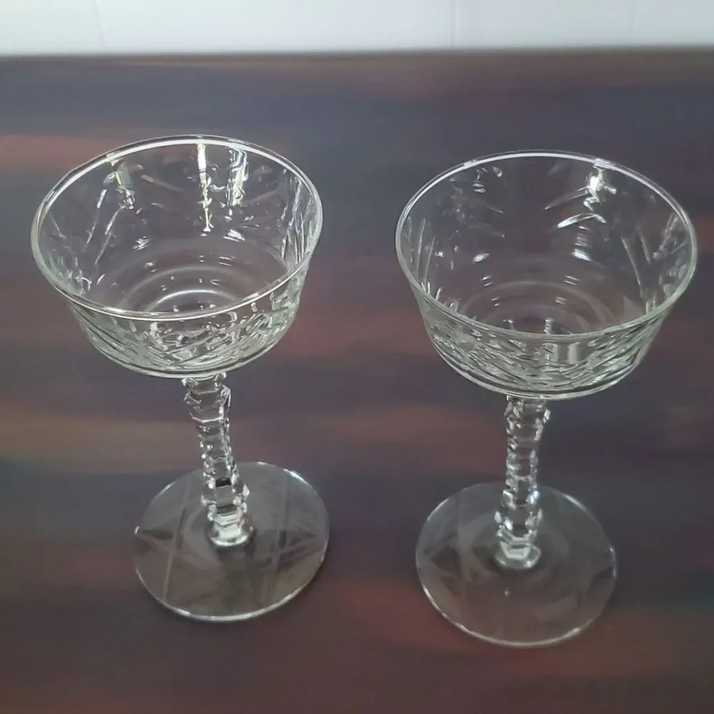 Vintage set crystal