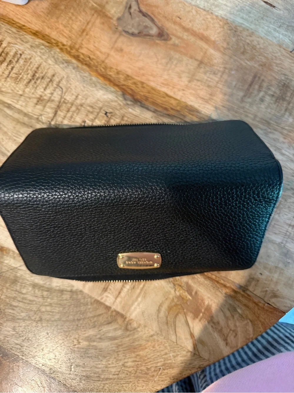 Michael Kors black pebbled