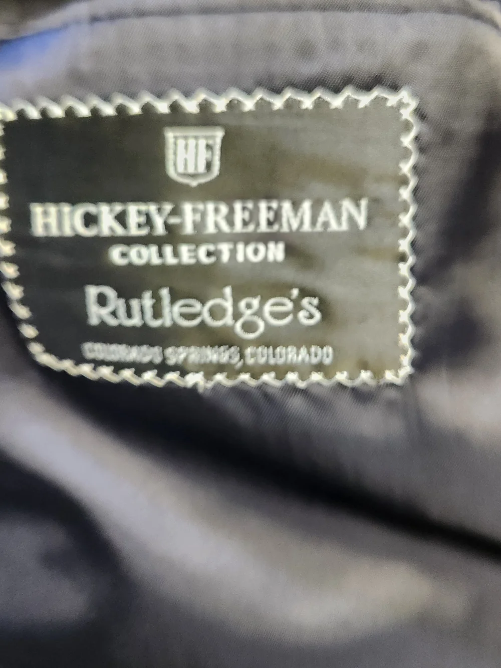 Hickey Freeman sharp navy