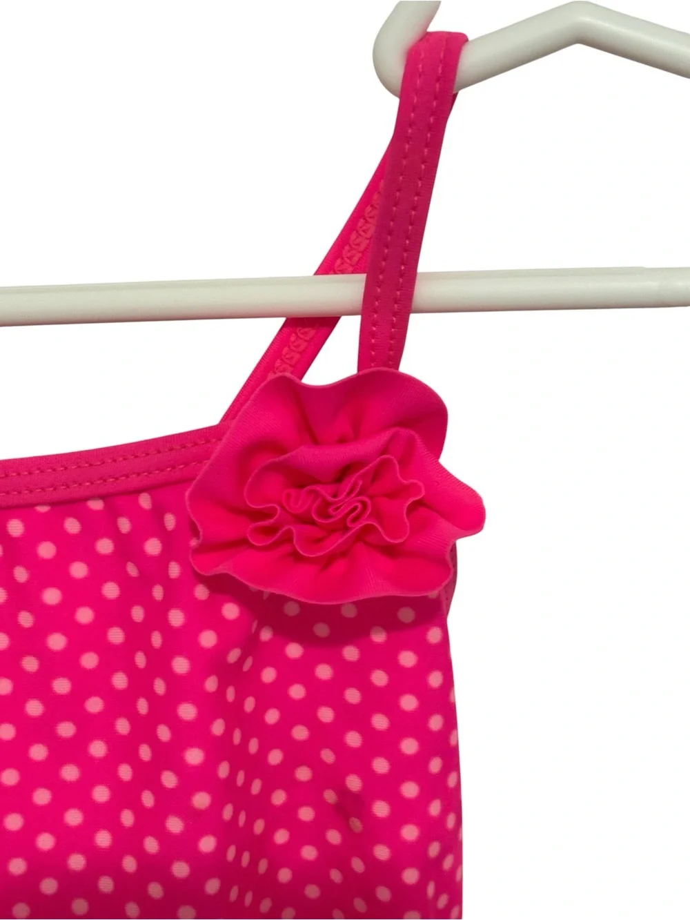 2 One-piece Pink Ruffle Tutu One-Piece Swim Suits infant size 18 months