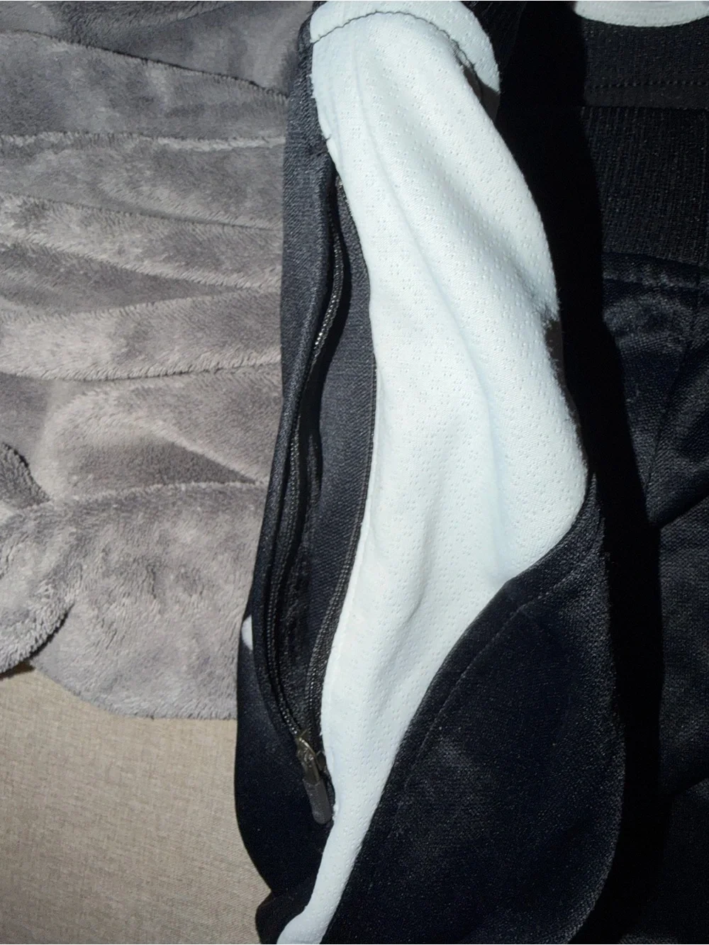 Nike Adult Black Joggers with White Side Stripes
