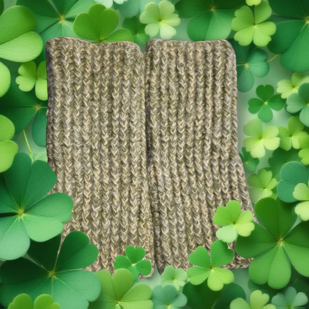 HAND CRAFTED Yoga Socks HANDMADE  Crochet Double Threads of Yellow Green White