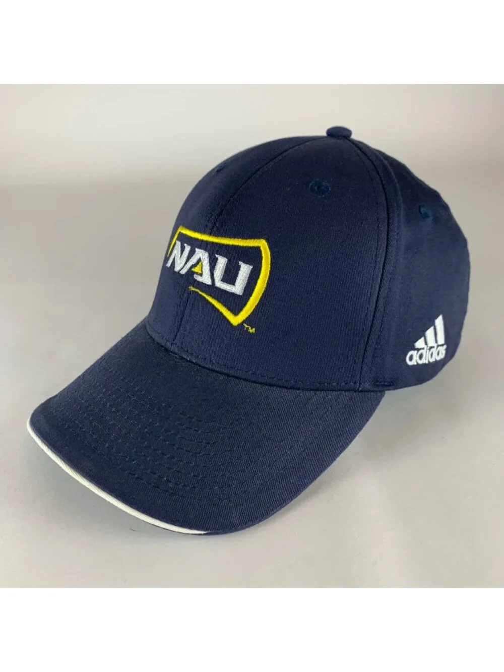 Northern Arizona Lumberjacks NCAA Navy Blue Adidas Small Logo Strapback Hat
