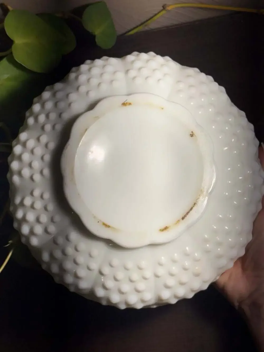 Fenton vintage white