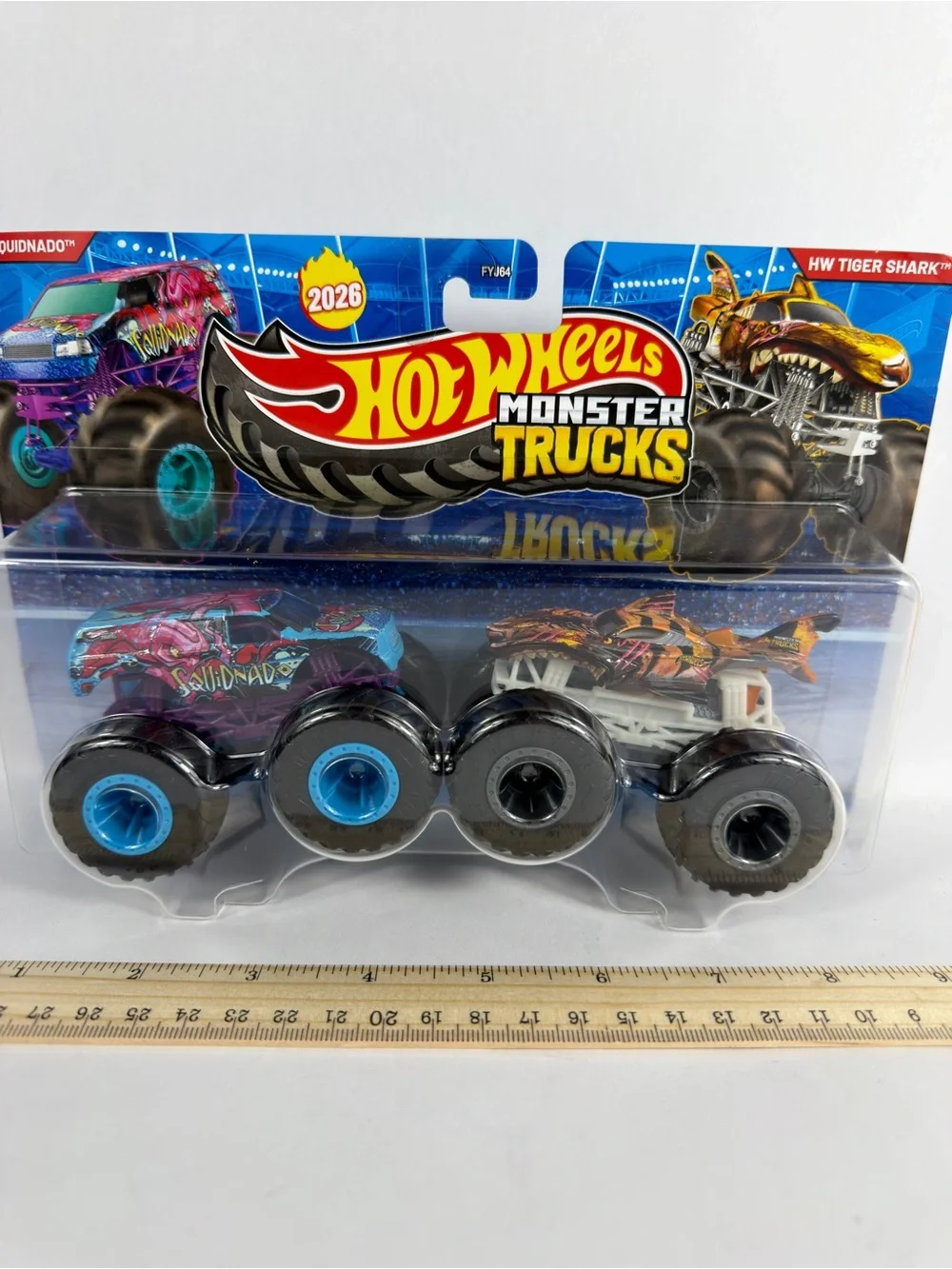Last One Hot Wheels Demolition Doubles Squidnado & HE Tiger Shark