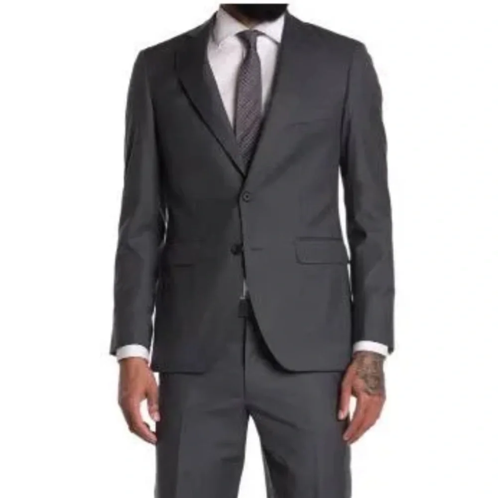 NWT Alton Lane Grey Tailored Fit Blazer Size 36S