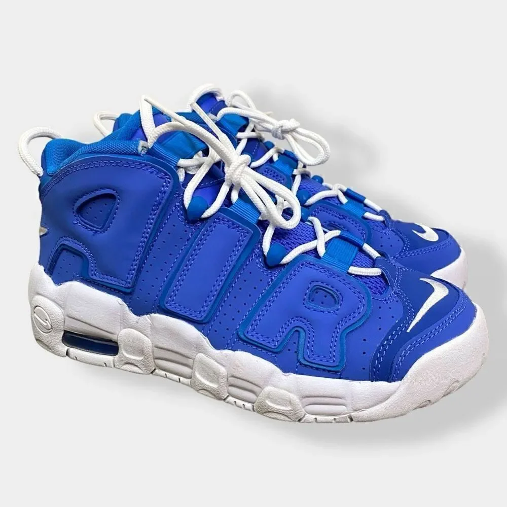 Nike Air More Uptempo GS Medium Blue White DM1023-400 Size 6.5Y/ Womens 8 New