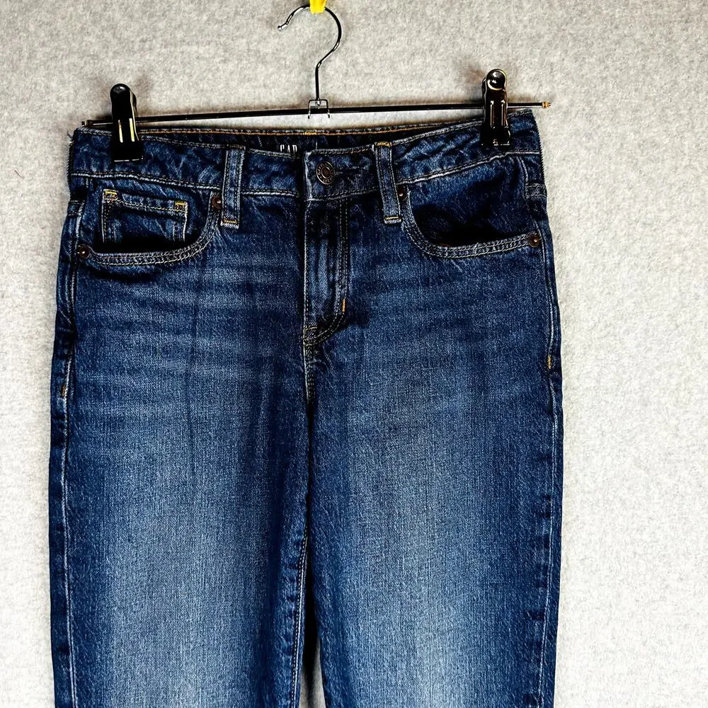 Gap Kids‎ Girls Sz 12 Girlfriend Jeans Pockets Blue